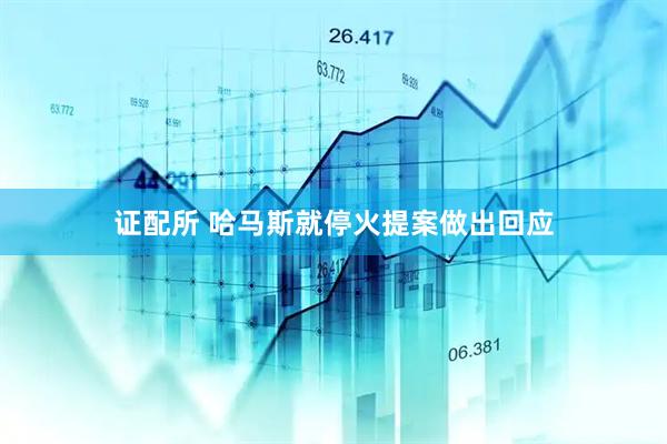证配所 哈马斯就停火提案做出回应